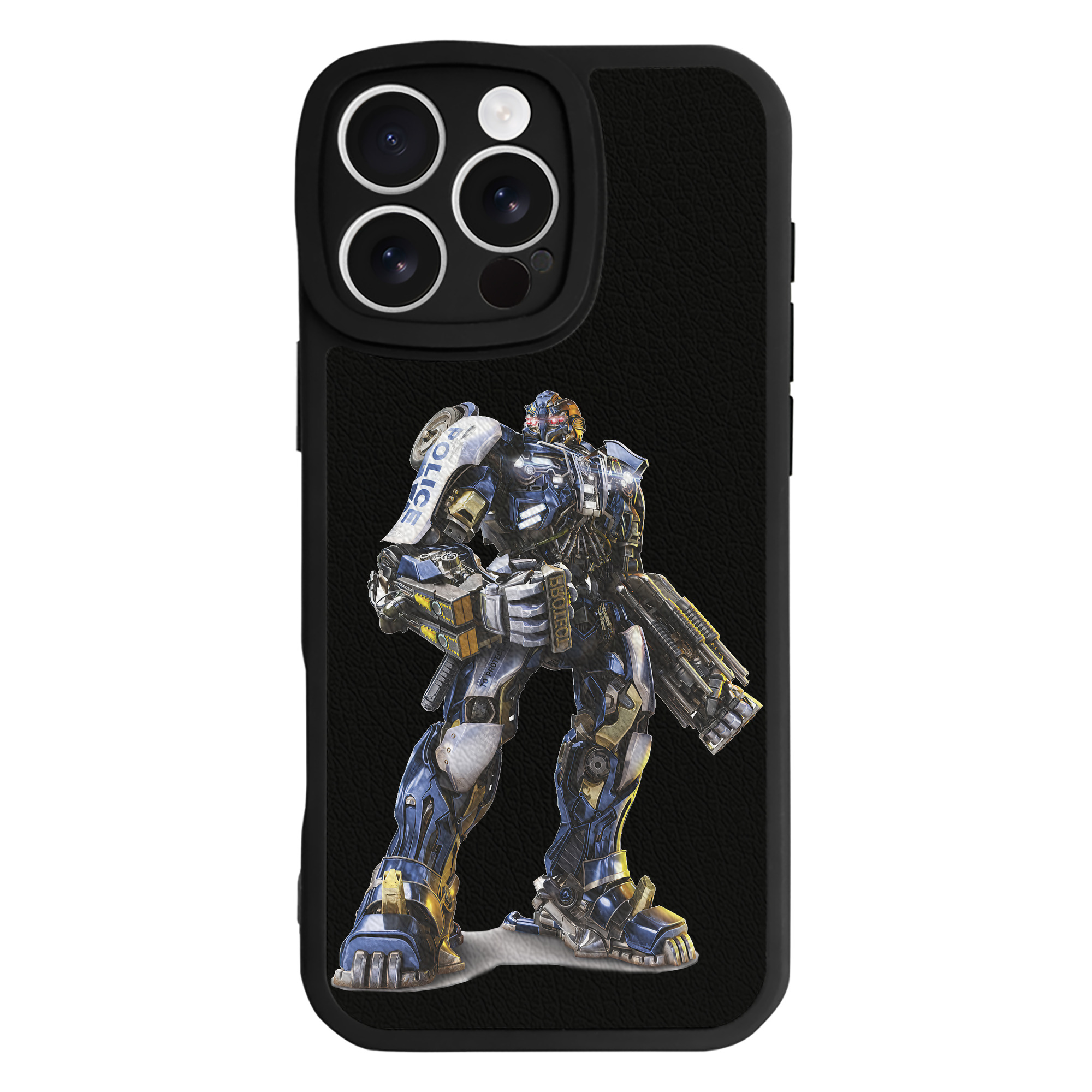 （画像用） Transformers トランスフォーマー 【iPhone 16シリーズ対応】シリコンスマホケース（レザー調） 材質：シリコン